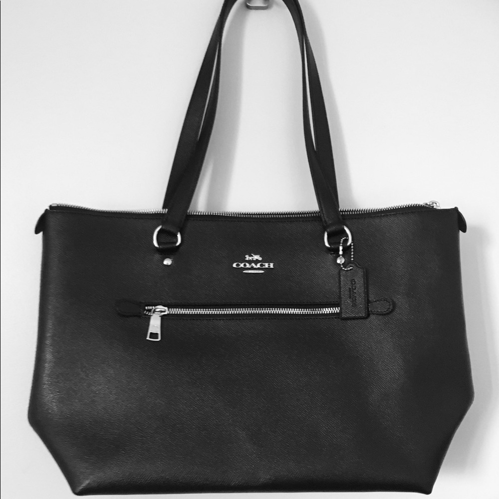 Authentic Coach Crossgrain Leather Tote, NWT